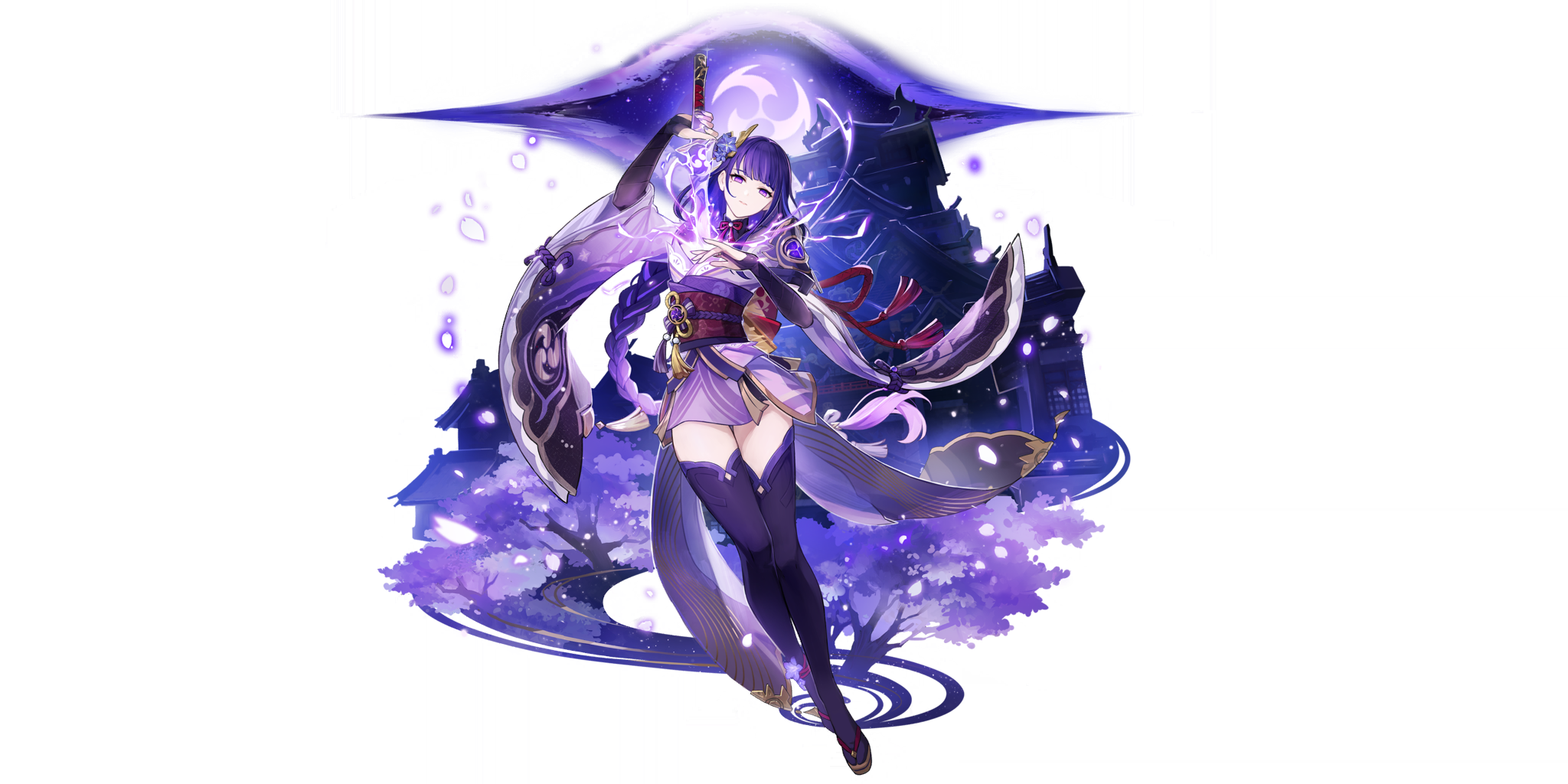 Raiden Shogun Splash Art